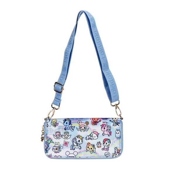 Tokidoki Naughty or Nice Long Wallet w/ Crossbody Adjustable Removable Strap NWT - Picture 6 of 6